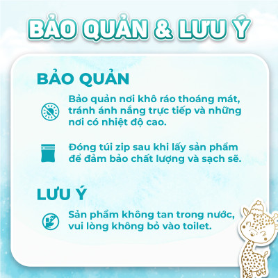 Combo 3 khăn vải khô đa năng HappyKids EcoWipes 600/900GR túi siêu tiết kiệm không chất tẩy trắng