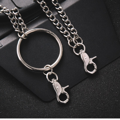 Xích đeo quần 2 tầng phong cách hip hop punk rock Âu Mỹ