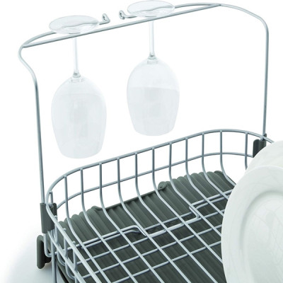 Kệ Chén Đĩa Bằng Thép Không Gỉ KitchenAid Expandable Màu Xám