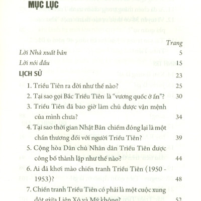 Bắc Triều Tiên Qua 100 Câu Hỏi (Sách Tham Khảo)