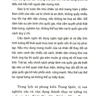 Lão Tử Mưu Lược Tung Hoành