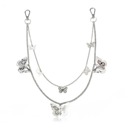 Dây xích đeo quần jeans mix cánh bướm độc đáo