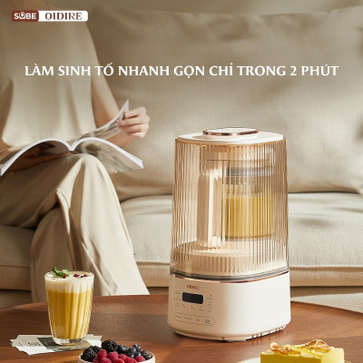 Máy làm sữa hạt OIDIRE 1.2L ODI04A Công suất xay 300W - Công suất nấu 600W - Hàng chính hãng