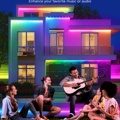 Dây Đèn LED chống nước Govee RGBIC Outdoor Strip Lights H6172 | 1 cuộn 10m, trang trí hắt trần, tủ, gầm giường siêu sáng