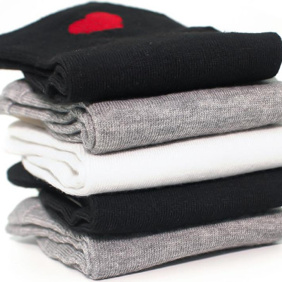 Combo 5 Đôi Tất Nữ Cotton Trái Tim PK028