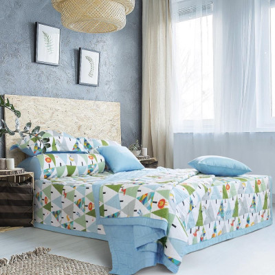 Bộ ga chun chần Everon EPM22071 ( 01 Ga chun chần + 02 Vỏ gối 45x65)