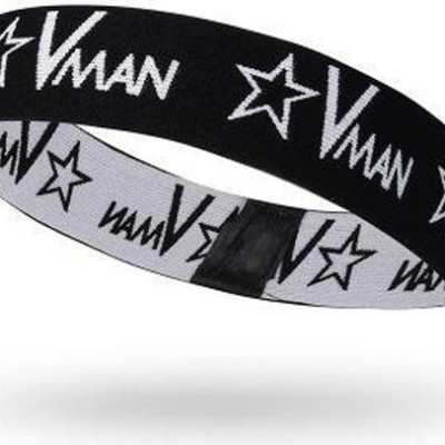 Băng Đô Thể Thao Chữ Vman (Màu Đen)