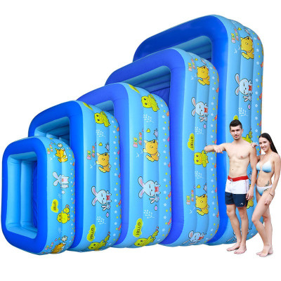Bể Bơi Cho Bé Bể Phao Bơi Gia Đình 1m15, 1m3, 1m5, 1m8, 2m1, 2m5, 2m6, 2m9, 3m8 Hoạ Tiết Và Trơn Loại 2 Tầng Và 3 Tầng Thành Cao Có Đế Chống Trượt