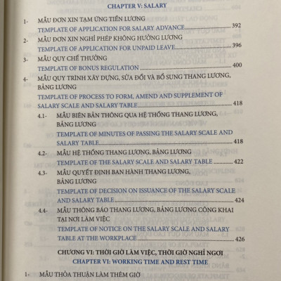 Các Biểu Mẫu Nhân Sự Khó Tìm Liên Quan Đến Pháp Luật Lao Động