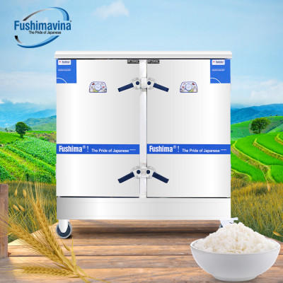 [CỬA HÀNG CHÍNH HÃNG] Tủ Nấu Cơm Dùng Gas Và Điện 24 Khay