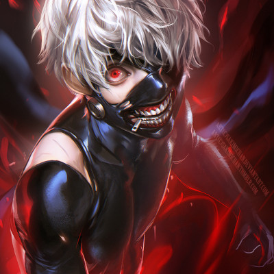 Tranh Poster SET 5 tấm Tokyo Ghoul  21cmx30cm ảnh khác nhau