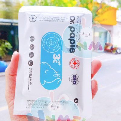 Khăn Lau Hạ Sốt Dr Papie