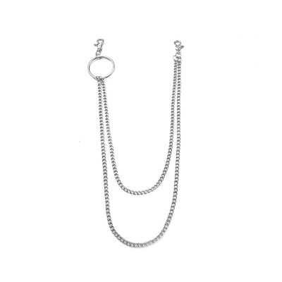 Xích đeo quần 2 tầng phong cách hip hop punk rock Âu Mỹ