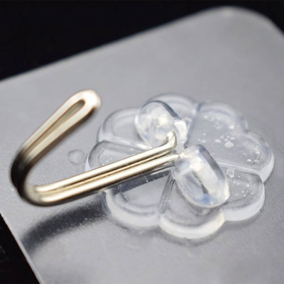 ROGTZ - Bộ 02 Móc dán treo tường Dính mọi chất liệu Nhựa Mica Nhôm Gỗ Kính Đá Gạch men Tường sơn Tường vôi Tường thạch cao Treo trọng lượng 2kg Lắp đặt nhanh Dễ dàng tháo gỡ Chất liệu nhựa Nhà bếp Phòng tắm Phòng ngủ Phòng Khách - Hàng chính hãng 