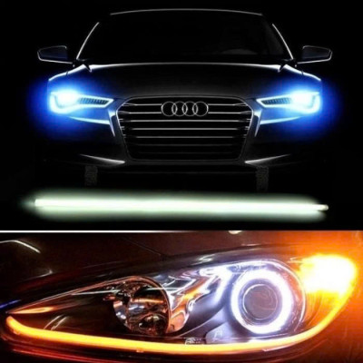 Bộ 2 Dây Đèn LED Mí Xinhan Kiểu Audi Hiệu Ứng Đèn Độc Đáo - Đồ Chơi Xe Máy và Ô Tô Loại Tốt