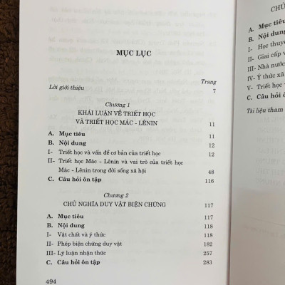 Giáo Trình Triết Học Mác - Lênin (Dành Cho Bậc Đại Học Hệ Không Chuyên Lý Luận Chính Trị)