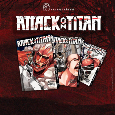 Series các tập ATTACK ON TITAN - Combo tập 1-2-3