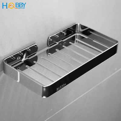 Kệ đựng xà phòng loại lớn inox 304 dán tường Hobby Home Decor SB6