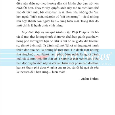 	Hạnh Phúc Đến Từ Sự Biến Mất( Tái bản) _FN