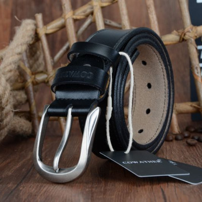 Thắt Lưng Da Bò Chính hãng COWATHER XF011 Đen