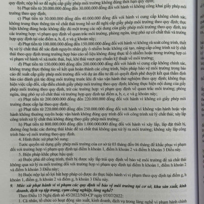 Sách Luật Bảo Vệ Môi Trường, Luật Địa Chất Và Khoáng Sản – Quy Định Về Xử Phạt Vi Phạm Hành Chính - V2541D