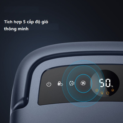 Máy hút ẩm kiêm lọc không khí cao cấp Philips DE5205/00 Cảm biến chất lượng không khí: 4 màu cho diện tích 31-40（㎡ ) - HÀNG NHẬP KHẨU