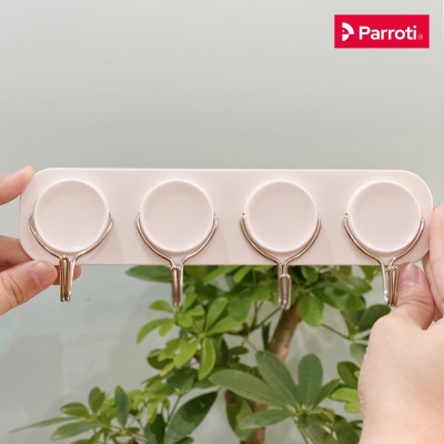 Thanh 4 Móc Treo Dán Tường, Móc Treo Đồ Đa Năng Parroti Handy HD41