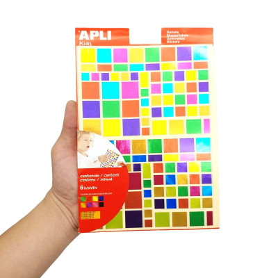 APLI_Sticker Vuông Nhiều Màu_13530