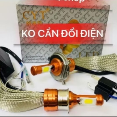 ĐÈN PHA LED 3 TIM SIÊU SÁNG LẮP XE MÁY ÔTÔ MẪU MỚI RA CHẤT LƯỢNG