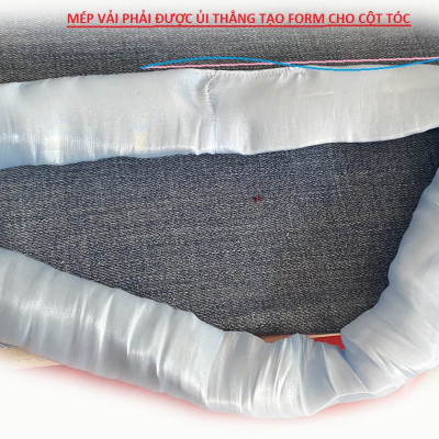 Cột tóc scrunchies màu ngọc ánh kim sang trọng size trung lớn