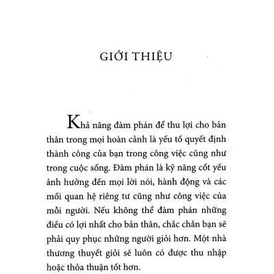 Thuật Đàm Phán (Tái Bản)