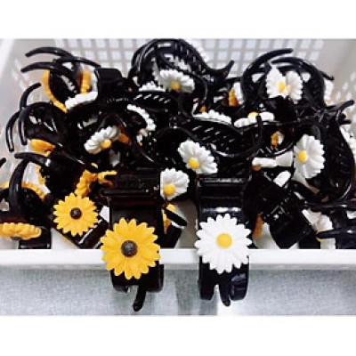 Kẹp gấp bông cúc họa mi hoa nhỏ - kẹp càng cua 3 răng