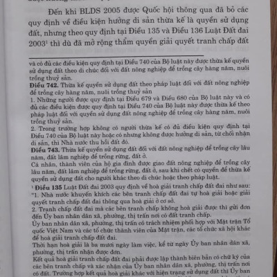 Thời Hiệu, Thừa Kế Và Thực Tiễn Xét Xử (Tái bản lần thứ nhất, có sửa đổi, bổ xung)