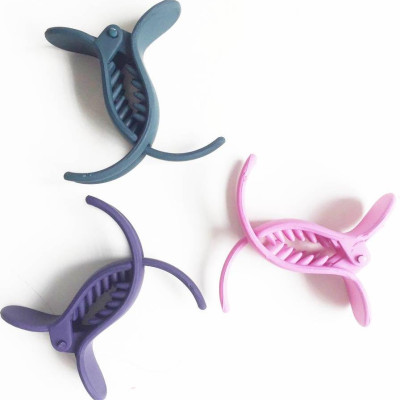 Combo 2 Kẹp tóc nữ càng cua 3 răng màu sắc (màu ngẫu nhiên)