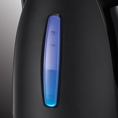 Ấm siêu tốc Russell Hobbs Textures+ 22591-70 1.7L 2400 W màu đen Hàng chính hãng