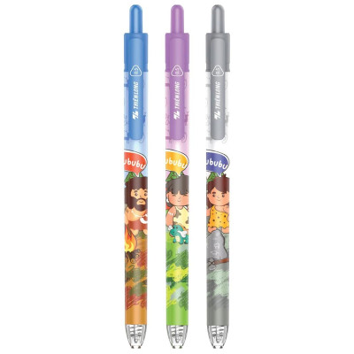 Hộp 12 Bút Gel Quick Dry 0.5 mm - Thiên Long GEL-040/KM - Mực Tím