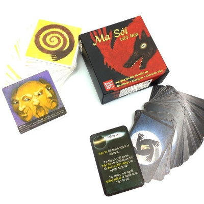Combo Vòng Quanh Thế Giới Board Game - Sách Độc Quyền Fahasa + Thẻ Bài Ma Sói Character Việt Hóa