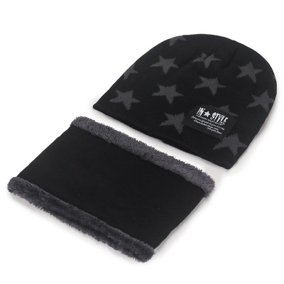 Mũ, Nón len kèm khăn len ML010 đẹp, lót lông cực ấm cho cả nam và nữ