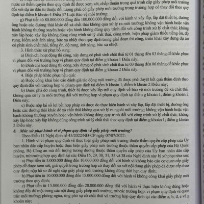 Sách Luật Bảo Vệ Môi Trường, Luật Địa Chất Và Khoáng Sản – Quy Định Về Xử Phạt Vi Phạm Hành Chính - V2541D