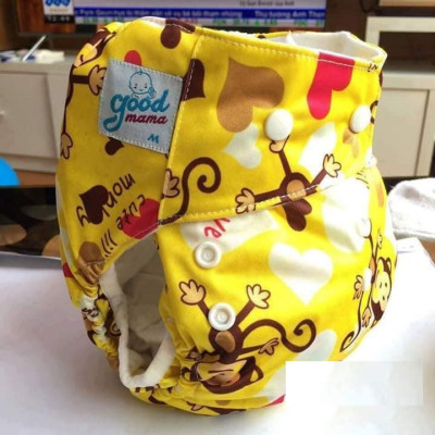 Bỉm vải siêu chống tràn Goodmama cho bé size M từ 3-13kg