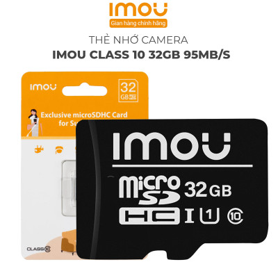 Thẻ nhớ Mico SD Imou 32GB/64GB cho Camera/ Điện thoại/ Máy tính- Hàng chính hãng