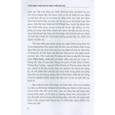 Thời Hiệu, Thừa Kế Và Thực Tiễn Xét Xử (Tái bản lần thứ nhất, có sửa đổi, bổ xung)