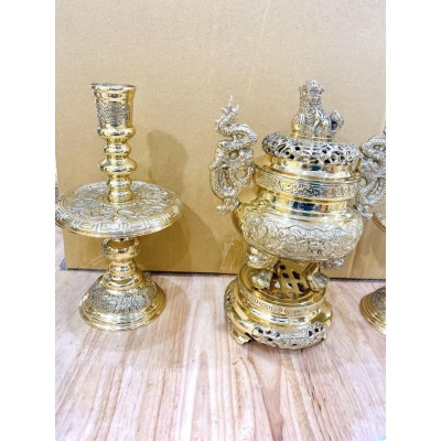 ĐỈNH TAM SỰ 28 CM NẶNG 3.2 KG CHẤT LIỆU BẰNG ĐỒNG