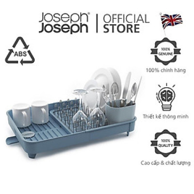Kệ phơi tách chén Joseph Joseph 003123 - Extend Expandable Dish Drainer Editions Blue