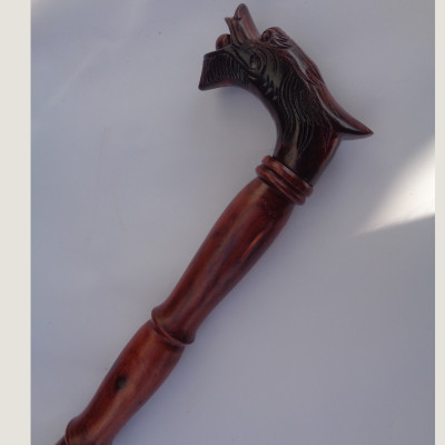 Gậy batoong gỗ trắc đầu rồng cho người già