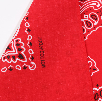 Bộ sưu tập khăn vuông cotton bandana turban XO Vintage BDN01 54x54cm - BDN01.13 Đen