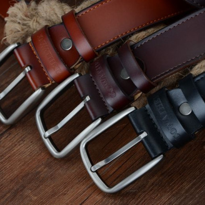 Thắt Lưng Da Bò Chính hãng COWATHER XF013 Đen