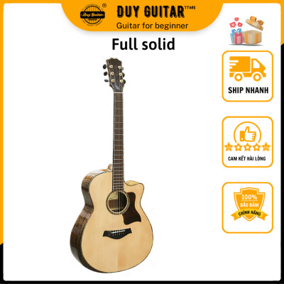 Đàn guitar acoustic DT700 Duy Guitar Store thùng đàn gỗ điệp gỗ còng cho chất âm thanh tốt sử dụng lâu dài cần đàn cẩn xà cừ tinh xảo