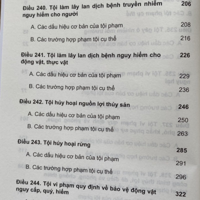Bình Luận Bộ Luật Hình Sự Năm 2015 - Phần Các Tội Phạm Chương XIX  Các Tội Phạm Về Môi Trường