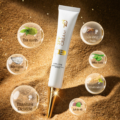 Kem Chống Nắng Collagen X3 Mỹ Phẩm Đông Anh Chính Hãng 20g Nâng Tông Dưỡng Ẩm Trắng Da Spf 50+++
